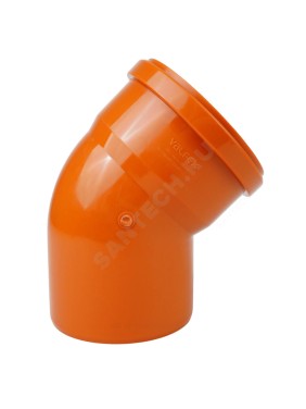 Отвод коричневый PP-B VALFEX