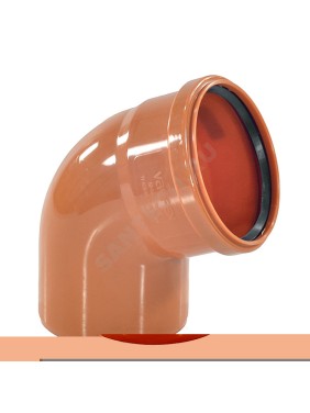 Отвод коричневый PP-B VALFEX