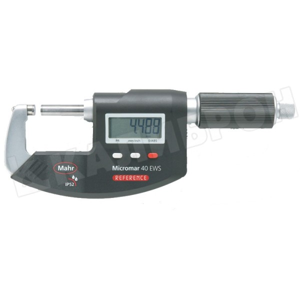 Микрометр МКЦ-  25/1" 0,001/0,00005" электр. (0-25/0-1") 3-кн. 40 EWS 4151724 MAHR