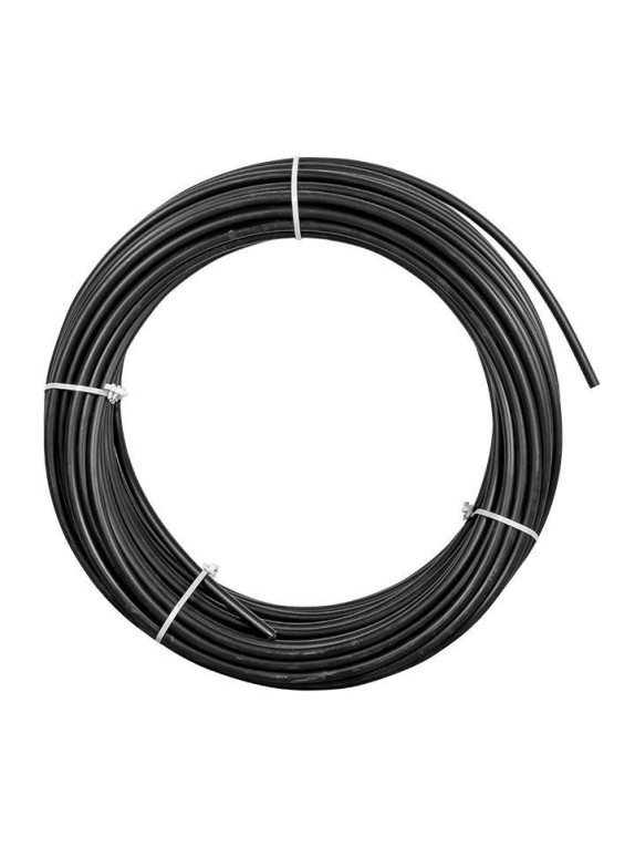 Труба гладкая ПНД жесткая d20мм черн. (уп.100м) PROxima EKF tpndg-20