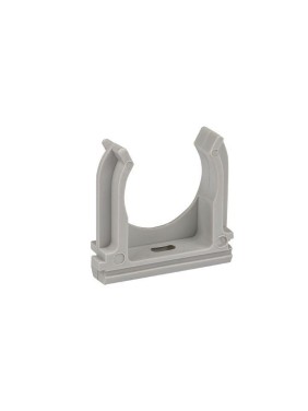 Держатель для труб (клипса) d25мм сер. (уп.10шт) Plast EKF derj-z-25n-r