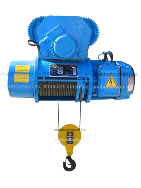 Таль электрическая передвижная 13 T10 362 г.п. 1 т; в.п. 30 м; полиспаст 2/1; ск. пер. 20 м/мин; ск. под. 8 м/ мин; Темп. реж. -20 + 40;  У3;Напряжение 380 В; Класс защ. IP 54; Подвесной пульт управления.
