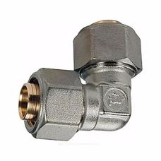 Угольник для МП/PE-X труб латунь обжим R561AM Giacomini