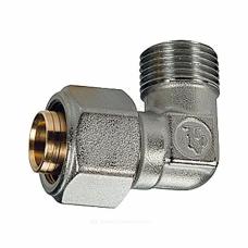 Угольник для МП/PE-X труб латунь обжим НР R562AM Giacomini