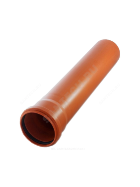 Труба с раструбом коричневая PP-B SN4 VALFEX