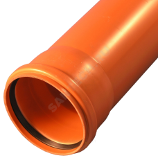 Труба с раструбом коричневая PP-B SN4 VALFEX