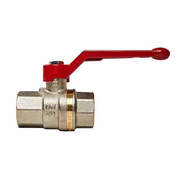 Кран латунный шаровой Danfoss с внутренней резьбой UNI ISO 7/1 DN 20 PN 40 065B8208