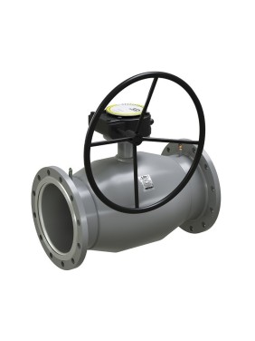 Кран стальной шаровой цельносварной DN 250 PN 16 530мм стандартнопроходной фланцевый с редуктором LD Energy Regula