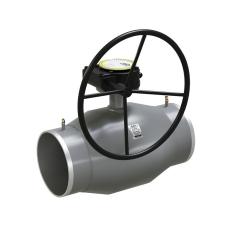 Кран стальной шаровой цельносварной DN 150 PN 25 360мм стандартнопроходной приварной с редуктором LD Energy Regula