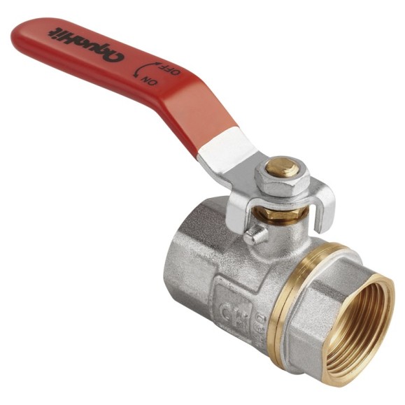 Кран латунный шаровой MVI AquaHit BV.311.04 DN 40 PN 25 рычаг муфта-муфта полнопроходной никелированный Кран латунный шаровой MVI AquaHit BV.311.04 DN 40 PN 25 рычаг муфта-муфта полнопроходной никелированный