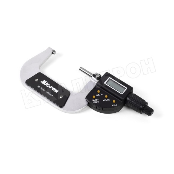 Микрометр МКЦ-  75 0,001 цифровой 4-кнопочный IP54 Micron