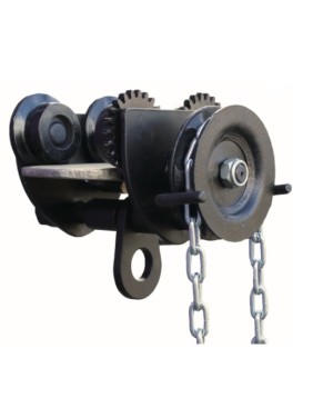 ТЕЛЕЖКА С ЦЕПНЫМ ПРИВОДОМ GCL610 LB 1Т*18М Ш.Б. 75 - 125ММ