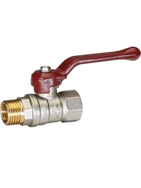 Кран латунный шаровой Temper 88.В-Н.112.Р DN 40 PN 25 рычаг муфта-штуцер