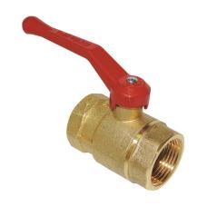 Кран латунный шаровой 11Б27п1 DN40 PN40 рычаг муфта-муфта БАЗ Standart