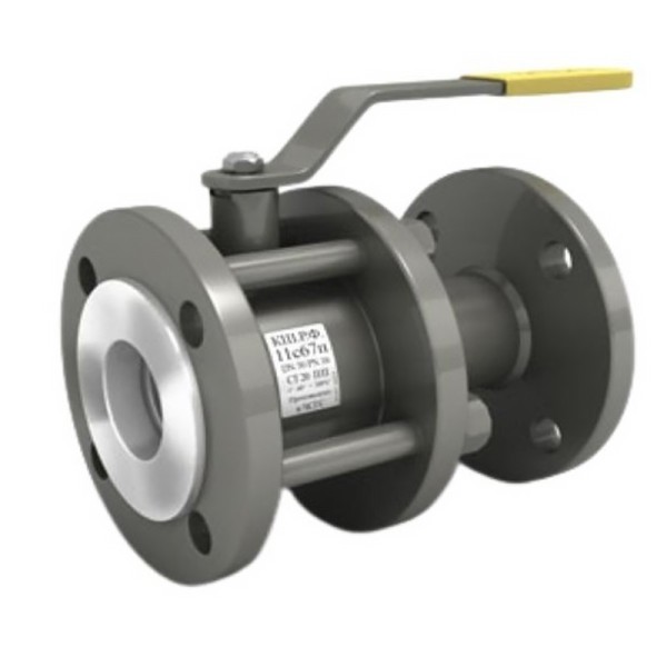 Кран стальной шаровой разборный 11с67п DN 100 PN 16 230мм стандартнопроходной фланцевый с ручкой под задвижку LD