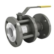Кран стальной шаровой разборный 11с67п DN 100 PN 16 230мм полнопроходной фланцевый с ручкой под задвижку LD