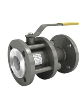 Кран стальной шаровой разборный 11с67п DN 125 PN 16 255мм полнопроходной фланцевый с ручкой под задвижку LD