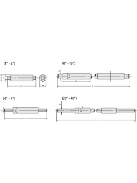 Мера длины установочная-  11" 167-151 Mitutoyo