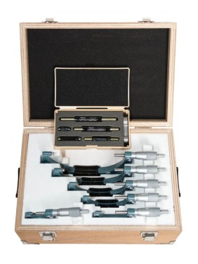 Набор микрометров   6" 0,001" (0-6") (6 шт.), меры установочные (5шт.) 103-904-10 Mitutoyo