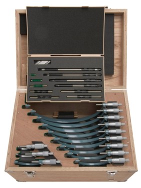 Набор микрометров  12" 0,001" (0-12") (12 шт.), меры установочные (11шт.) 103-905-10 Mitutoyo