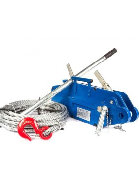 ЛЕБЕДКА РЫЧАЖНАЯ ТРОСОВАЯ TOR МТМ 3200, 3,2 т, L=12м