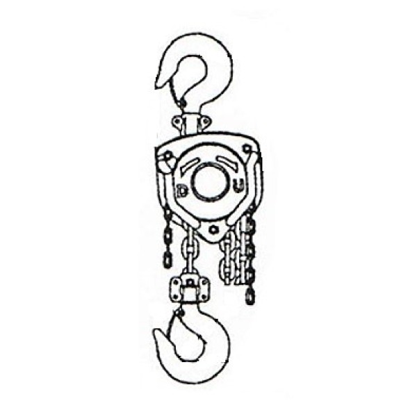 ТАЛЬ РУЧНАЯ   ШЕСТЕРЕННАЯ СТАЦИОНАРНАЯ  2 x 12 Г.П. 2 Т В.П. 12 М  (САМАРА)