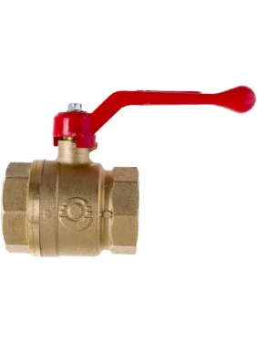 Кран латунный шаровой 11Б27фт1М DN 20 PN 40 рычаг муфта-муфта Valfex.214 DeltaPro