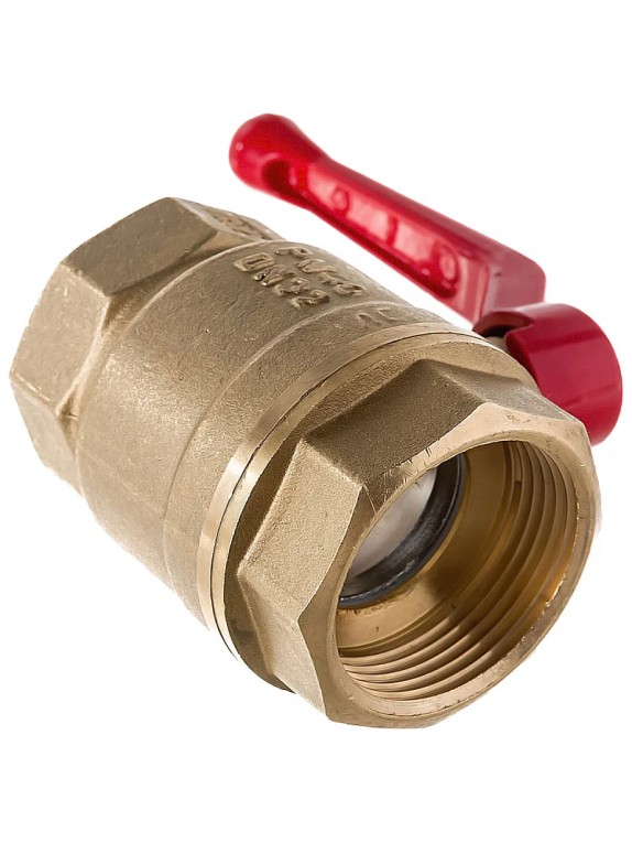 Кран латунный шаровой 11Б27фт1М DN 15 PN 40 рычаг муфта-муфта Valfex.214 DeltaPro