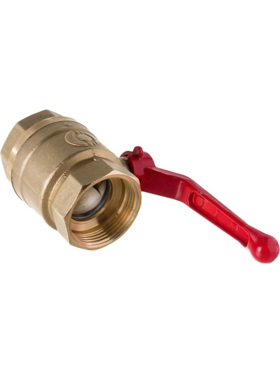 Кран латунный шаровой 11Б27фт1М DN 20 PN 40 рычаг муфта-муфта Valfex.214 DeltaPro