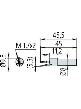 Щуп D1, LH600эксцентрический 12AAF672 Mitutoyo