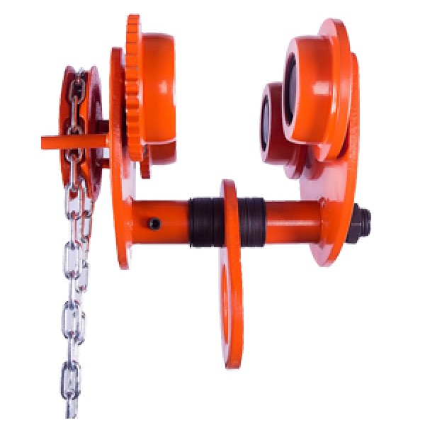 ТЕЛЕЖКА С МЕХАНИЗМОМ ПЕРЕДВИЖЕНИЯ ДЛЯ ТАЛИ TOR Тип В (GCL) 20Х6 Ш.Б. 155-195 мм