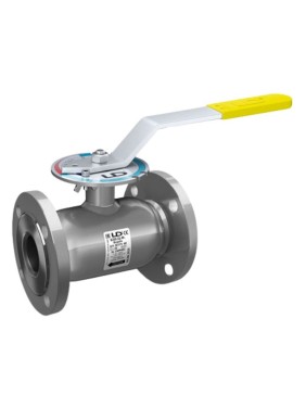 Кран стальной шаровой цельносварной  DN 20 PN 40 120мм стандартнопроходной фланцевый с ручкой LD Regula