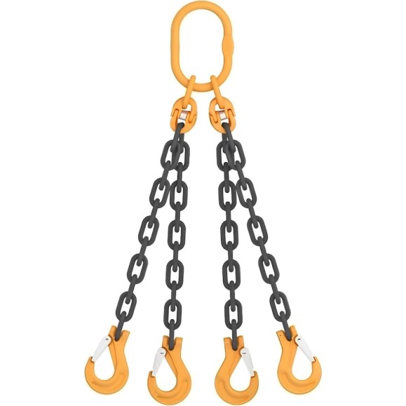 Цепной четырехветвевой строп КанТраст  на увеличенном звене (210x300) 4СЦ 6,4/9000 4STSUVZ649000