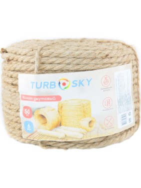 Джутовый канат Turbosky 6 мм, 50 м 1290_a