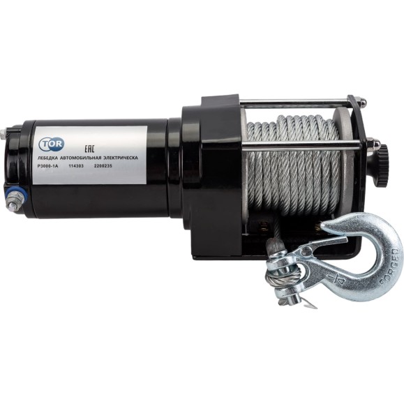 Автомобильная лебедка TOR (1133 кг/15 м) 12 V P3000-1A 114303
