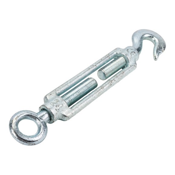 Талреп STAYER DIN 1480, крюк-кольцо, М24, 1 шт, оцинкованный, 30515-24