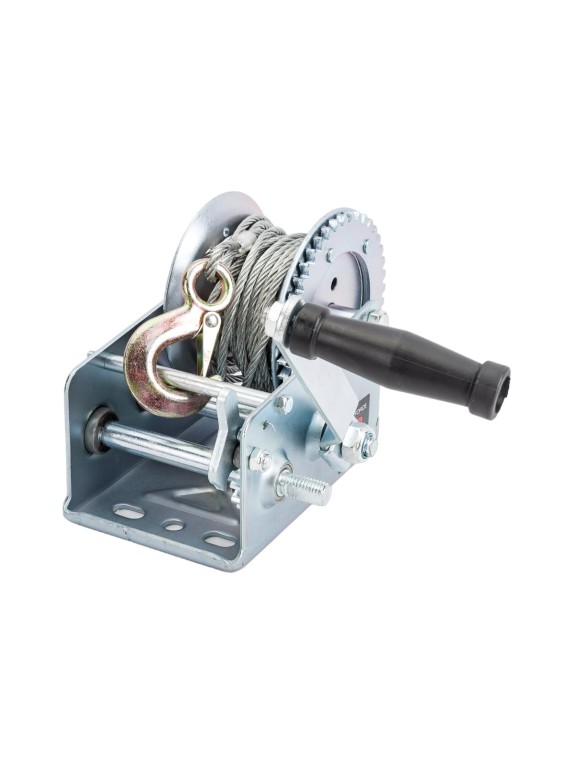 Ручная барабанная двухскоростная лебедка ROCKFORCE 1300кг RF-TRT1301C(26765)