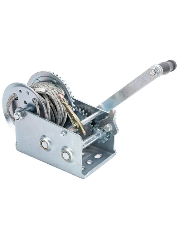 Ручная барабанная двухскоростная лебедка ROCKFORCE 1300кг RF-TRT1301C(26765)