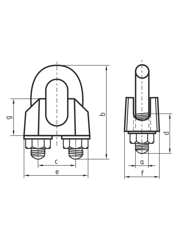 Комплект дугообразных зажимов CERTEX DIN 741, KL03741, 100 шт. KL03741100