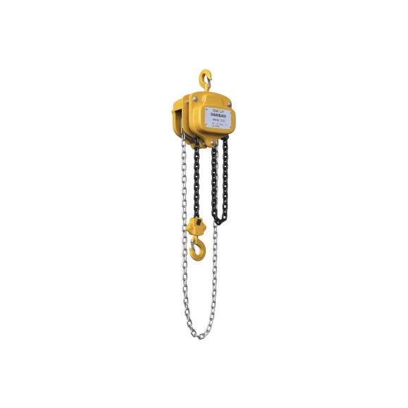 Цепная таль TEHNOLIFT HS-A50 ручная, 5 т, L=3 м 4687202157303