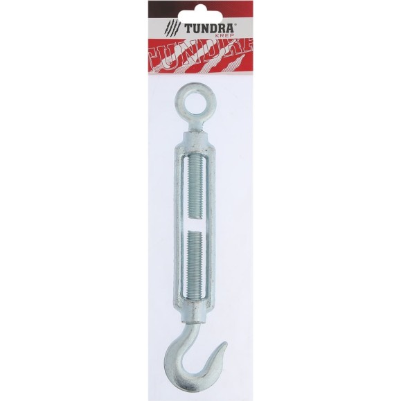 Талреп крюк-кольцо ТУНДРА krep DIN1480, М12, оцинкованный, 1 шт. 7943339
