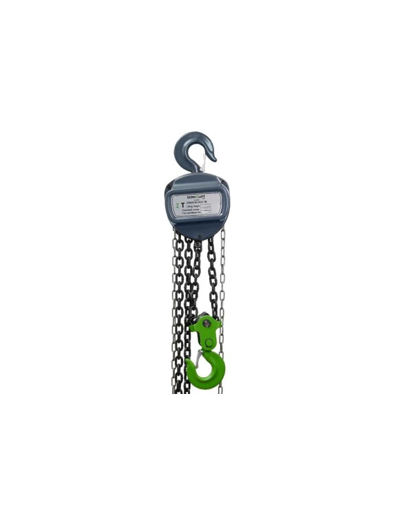 Ручная шестеренная стационарная таль EURO-LIFT ТВ 2 т, 3 м ТРШ 2/3