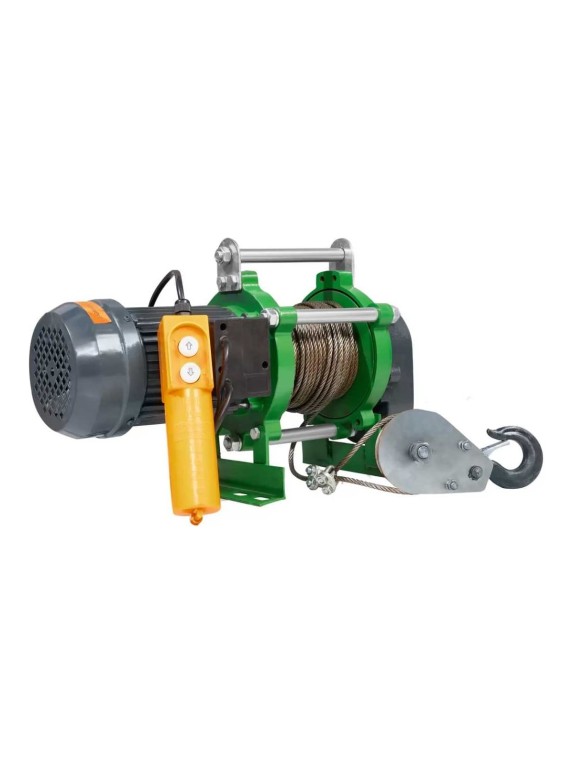 Лебедка электрическая (500/1000кг, 70/35м, U=220v, P1, 50HZ) EURO-LIFT KCD 00019836