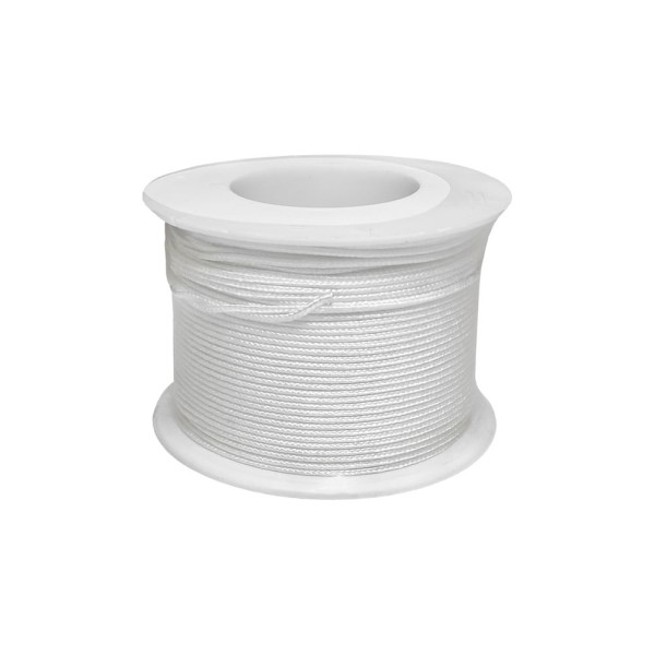 Шнур SOLARIS DYNEEMA с полиамидом на катушке 2 мм х 80 м, белый S6307