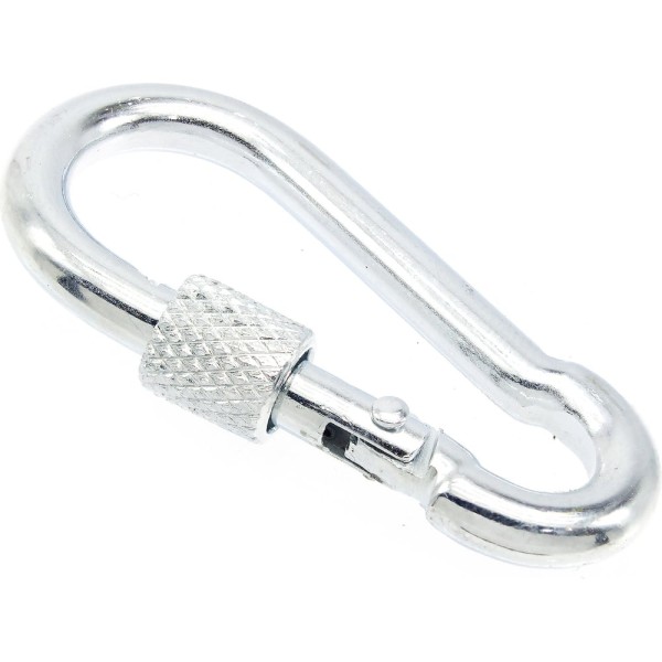 Карабины с муфтой BOWT 5 мм, оцинкованные, DIN 5299d, 8 шт. B03511