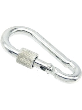 Карабины с муфтой BOWT 4 мм, оцинкованные, DIN 5299d, 1 шт. B03501