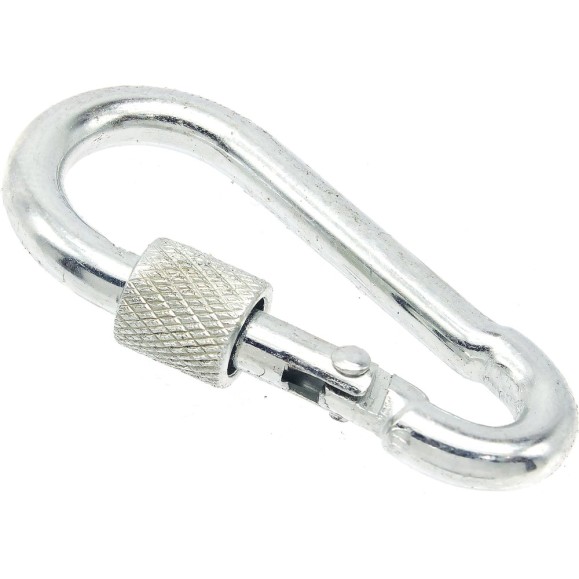 Карабины с муфтой BOWT 4 мм, оцинкованные, DIN 5299d, 1 шт. B03501