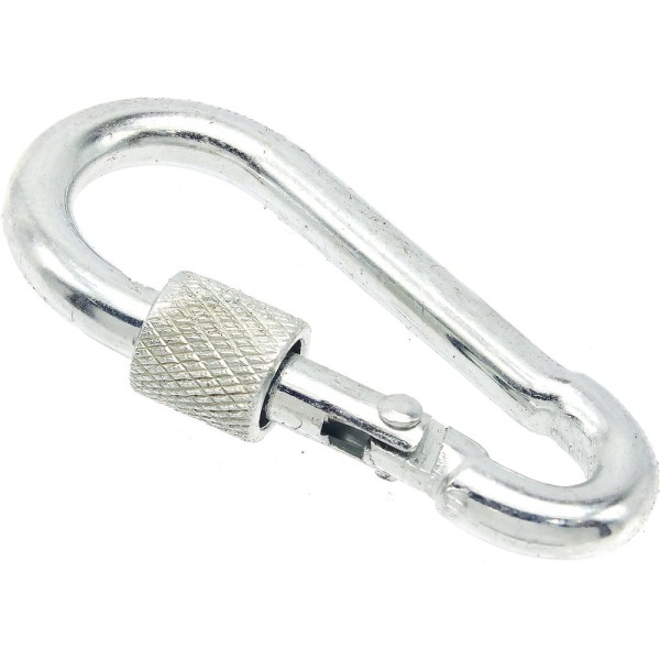 Карабины с муфтой BOWT 4 мм, оцинкованные, DIN 5299d, 1 шт. B03501
