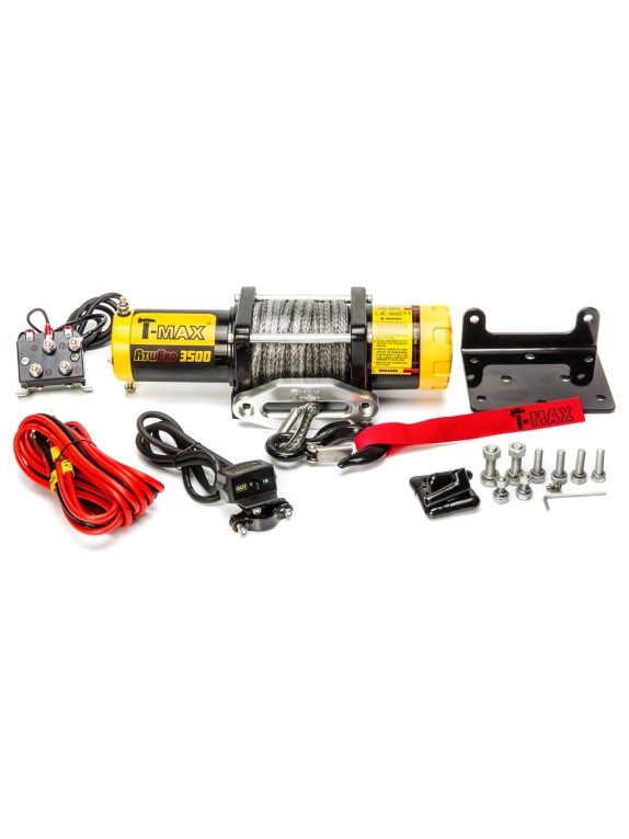 Электрическая лебедка с синтетическим тросом T-Max ATW PRO 3500 W0520