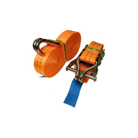 Стяжной ремень UVE 1,0/2,0 т, 6 метров, 35мм, RS2-35-2000-6-orange